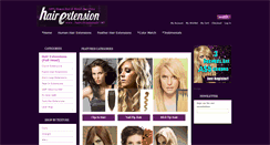 Desktop Screenshot of clipinhairextensions.us